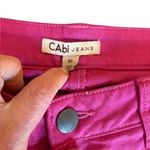 CAbi Slim Fit Pink Wash Denim Jeans Womens Size 10 Photo 4