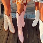 Pierre Dumas Pink Cowgirl Boots Photo 0