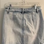 Risen Hi Rise Maxi Medium Light Blue Women's Cargo Skirt Photo 4