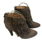 Banana Republic  Darcy Fringe Ankle Suede Bootie, Sz 7 Photo 4