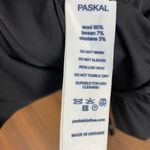 Paskal Black Wool Knit Sleeveless Ruffle Mini Dress Small Professional Business Photo 7