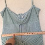 House Of CB House‎ of CB 'Gabriella' Pistachio Ruffled Keyhole Front Gown NWOT Photo 8