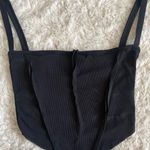 Corset Tank Top Black Photo 0