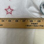 Nordstrom embroidered Star Shirt top XSMALL Short Sleeve White Photo 7