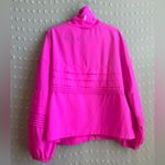 Free People Movement Check It Out Full Zip Balloon Sleeve Jacket Sz L Hot Pink Size L Photo 1