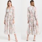 Needle & Thread Rose Powder Chiffon Tiered Romantic Whimsical Gown in Moonshine Photo 0