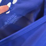 Athleta NWT  dress blue High Neck loop Bikini Swim Top SZ 32 B/C Photo 7