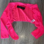 Dolls Kill Hot Pink Wrap Crop Top Size Medium Photo 9