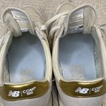 New Balance  Women's Cream and Gold Athletic Shoes Photo 9