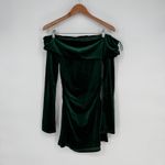 Lulus Nia Emerald Velvet Off Photo 1