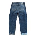 Revice Denim Revice Women’s Patchwork Jeans Size 28 Distressed Denim High Rise Raw Hem USA Photo 5