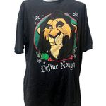 Disney The Lion King Scar "Define Naughty" Black T-Shirt 2XL Unisex Photo 3