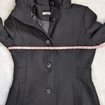 Kenneth Cole Wool Blend Overcoat Black Size 10 Photo 12