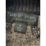 Barefoot Dreams Camo Zip Jacket S CozyChic Soft Knit Bomber Coat Black Gray Photo 4