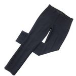 Theory NWT  Izelle in Deep Navy New Faded Wool Stretch Straight Pants 0 Photo 0