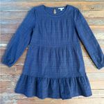 Southern Tide Nadia True Navy Long Sleeve Tiered Dress ~ Size Small ππ Photo 5