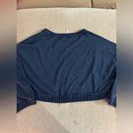 Free People Sweetness Sweatshirt BLUE LARGE Photo 4