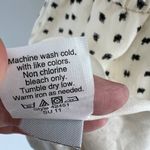 J.Crew  Silk Ink Dot Printed Mini Dress Ivory Cream Black Size 6 Photo 9