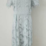 Preston & York  Soft Blue Lace Midi Dress Photo 0