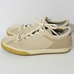 Rothy's The Lace Up Sneakers in Biscuit Oatmeal Women's Size 8.5 Casual Comfort Tan Photo 6