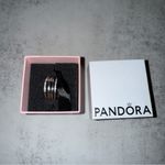 Pandora Sparkling & Polished Lines Entwined Ring Size 10 $175 Retail Photo 1