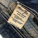 Miss Me  Womens Jeans JS5408B8 Boot Cut Embellished Embroidered Low Rise 29 Photo 6