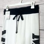 Disney White & Black Minnie Mouse Sweatpants Relaxed Fit Joggers Size Medium Photo 2