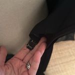 Papell Boutique  Retro Vintage 90s black Velvet column gown Sz 6 Photo 7