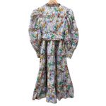 CELIA B Oliver Floral Scalopped Embroidered Midi Dress Size L White Size L Photo 8