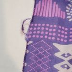infinity Thin Purple  Scarf Geometric Shapes Photo 3