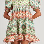 Autumn Adeigbo Oona Abstract Printed Puffed Photo 0