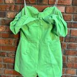 Elliatt  womens Lyric off shoulder ruffle one piece shorts romper green XL Photo 2