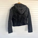 Bongo Faux Leather Quilted Jacket with Hoodie Photo 1