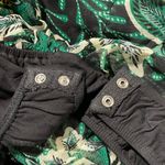 Band Of The Free New Floral Flare Long Sleeve Bodysuit Black Emerald Size Medium Photo 19