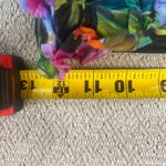 Lavender Brown  Floral Black Shorts size small Photo 3