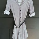 PASSPORT Belted Shirt Dress V Photo 0