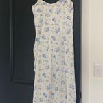 Midi Floral Dress With Side Slit Multi Size 6 Photo 5