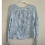 American Eagle light blue all-over eyelet sweater- small Photo 1