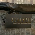 Revamped Ramped Black White Stripe Pencil Skirt Size Large NWT #7971 Photo 3