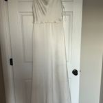 Amsale Formal White Evening Gown Size 6 Photo 3
