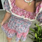 Boutique Floral Mini Dress Multiple Size M Photo 1