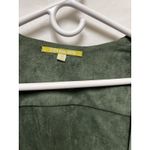 Gianni Bini DFG) Gianni‎ Bini Womens size XS Hunter Green jacket blazer Dillard's Faux Suede Photo 6