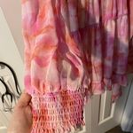 Hot Pink & Orange Mini Dress Multiple Size M Photo 3