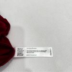 Eileen Fisher Boxy Top Size Small Red Cranberry Viscose Blend Long Sleeve V-neck Photo 5