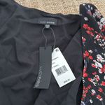 Lucy Paris NEW  Red/Black Floral Wrap w/ Side Tie & Ruffle Sleeve/Skirt Photo 7