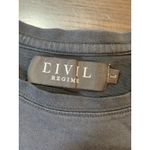 Civil Regime Through Hell & Back Distressed Grunge Rave Dress Large Bleach Rips‎ Black Photo 3