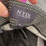 NYDJ  Black & White Trouser Dress Pants Ankle Length Womens 6 Preppy Career Work Photo 4