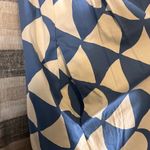 Rachel Zoe Blue And White Button Front Midi Dress Size Medium Photo 5