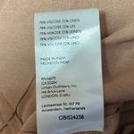 Urban Outfitters NEW Linen Tan Baggy High Rise Trouser Wide Leg Pants Size 0 Photo 4