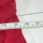 EUREKA Red One Shoulder Cocktail Dress With Scarf Size XL Photo 8